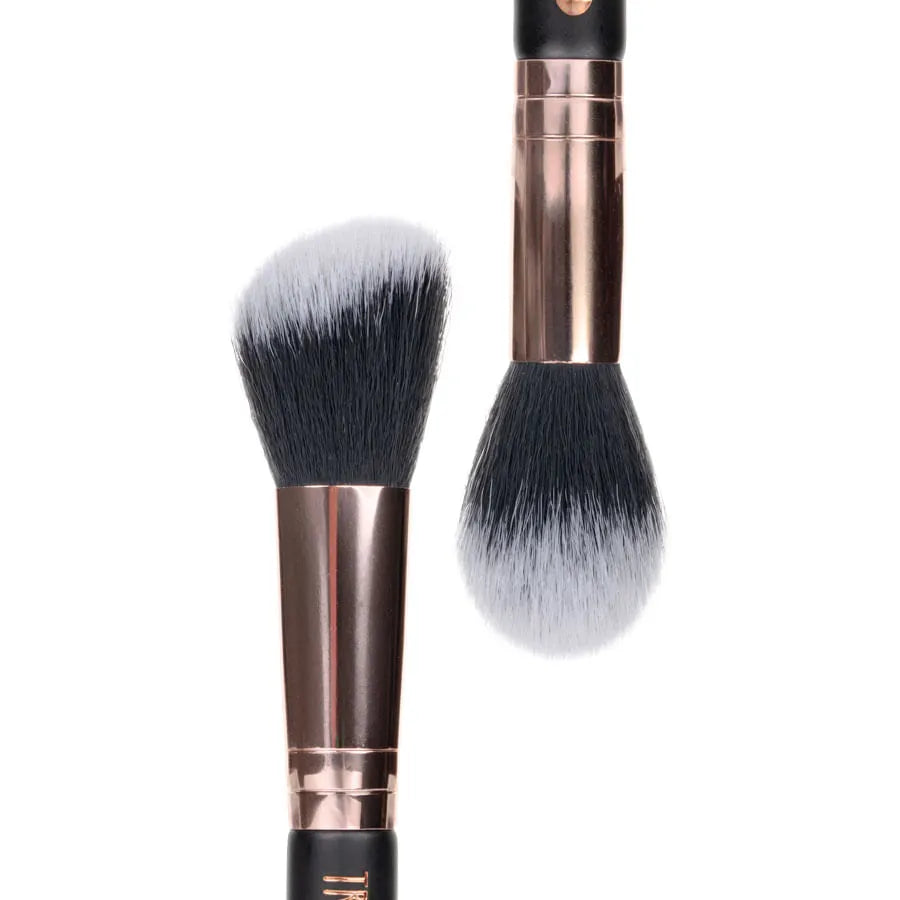 Brocha Doble Contorno Iluminador Trendy