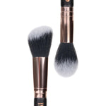 Brocha Doble Contorno Iluminador Trendy