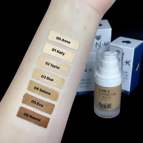 Base Anik 2 en 1 Corrector y Base