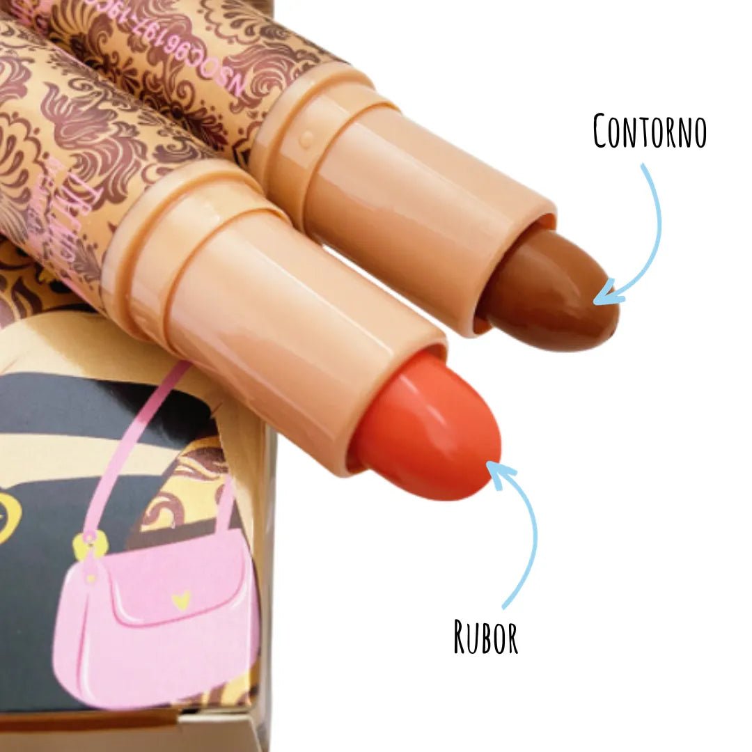Contorno y Rubor en Crema Stick Trendy